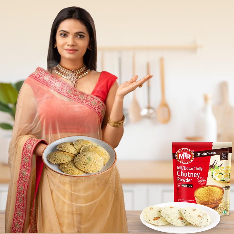 MTR Spiced Chutney Powder - Indian Spice Blend with Black