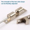 Solid Brass Cabinet Door Catch Double Ball Roller Catch Latch