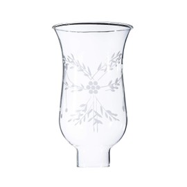 B&P Lamp 1 5/8 Inch by 6 1/2 Inch Cut Flower Hurricane Shade