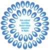 PATIKIL Acrylic Teardrop Gems, 100 Pcs 12x7mm Flat Back Teardrop