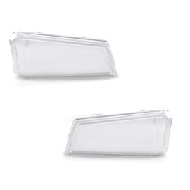 G-PLUS Front Headlight Lens Cover Compatible with Chevy Silverado 2003 2004 2005 2006, Left & Right Side (Clear Lens)