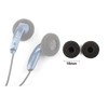 200 Black Sponge Headphone Covers, Replaceable Headphone Sponge Covers, Foam
