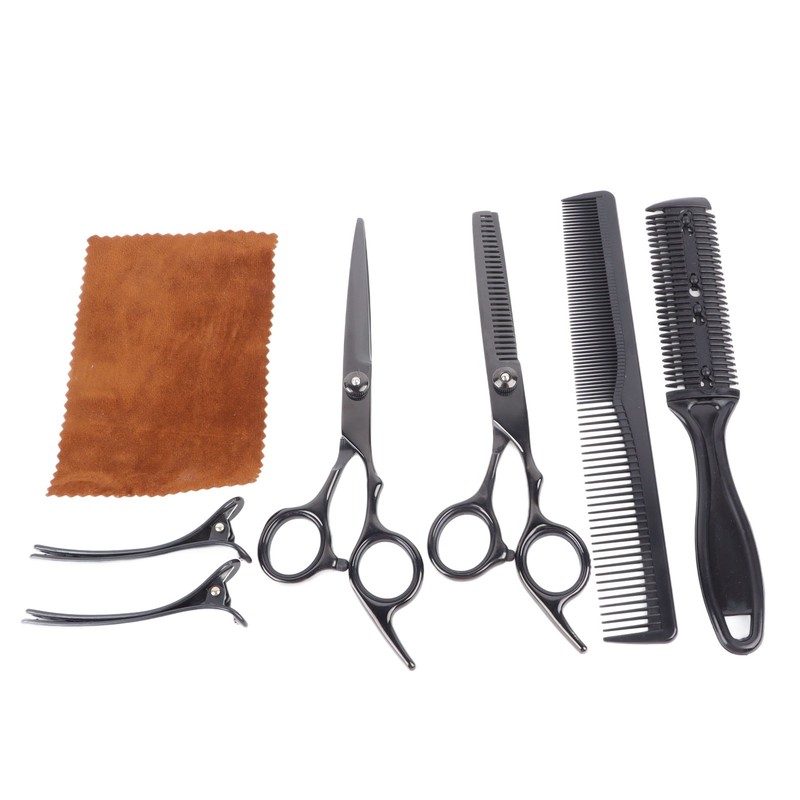 Barber Scissors Set Professional Kit Hair Styling Shearing Tool with