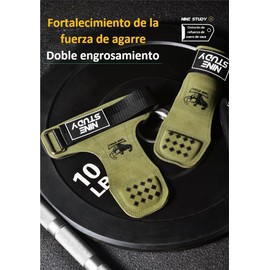 Guantes de Gym, Callera de Puños de Cuero para Gimnasia, Guantes de Entrenamiento con Muñequeras. ideal para Gimnasia, levantamiento de pesas, Dominadas, Musculaturas, Pesas Rusas y Crossfit, Unisex