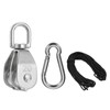 PATIKIL M20 Double Pulley Block, 1 Set 304 Stainless Steel