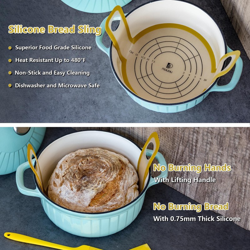 Sourdough Bread Baking Set - 10 Inch Oval & 9