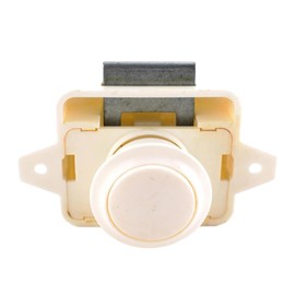 Push Button Catch Lock Cabinet Door, MACHSWON Door Lock with Press Stud Closure Lock Button for Cupboard Drawer Caravan Motorhome (Pure White)