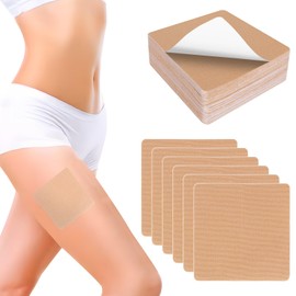 50 Pcs Thigh Lift Tape Waterproof Tummy Lifting Body Tape Elastic Anti Chafing Friction Adhesive Patches for Women Inner Thigh Sagging Loose Skin Flat Stomach Back Fat Belly
