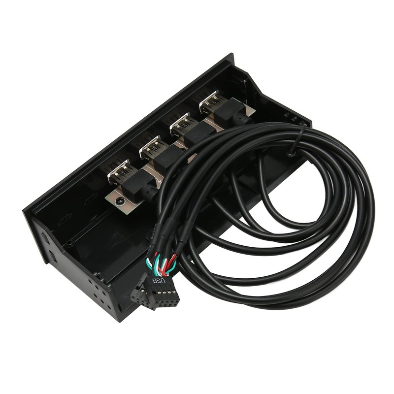 5.25 Inch USB 2.0 Hub Front Panel, Multifunction Ale 4