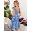 Naggoo Summer Dresses for Women Beach Floral Sundress Casual Corset