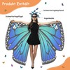 Sundonix Fancy Dress Butterfly Cape for Women - Colourful Carnival