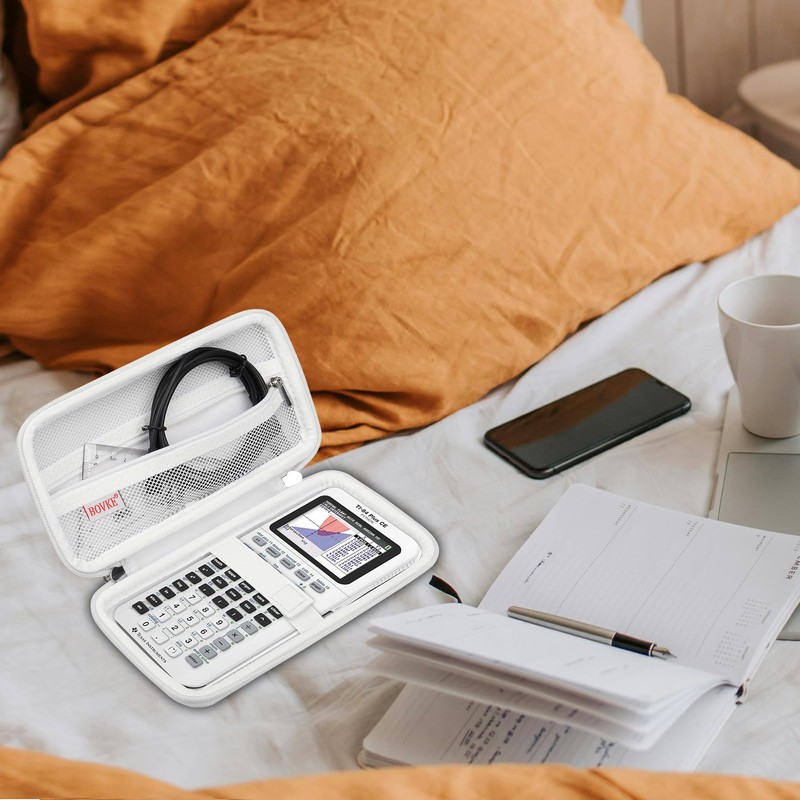 BOVKE Hard Travel Case for Texas Instruments TI-84 Plus CE/TI-84