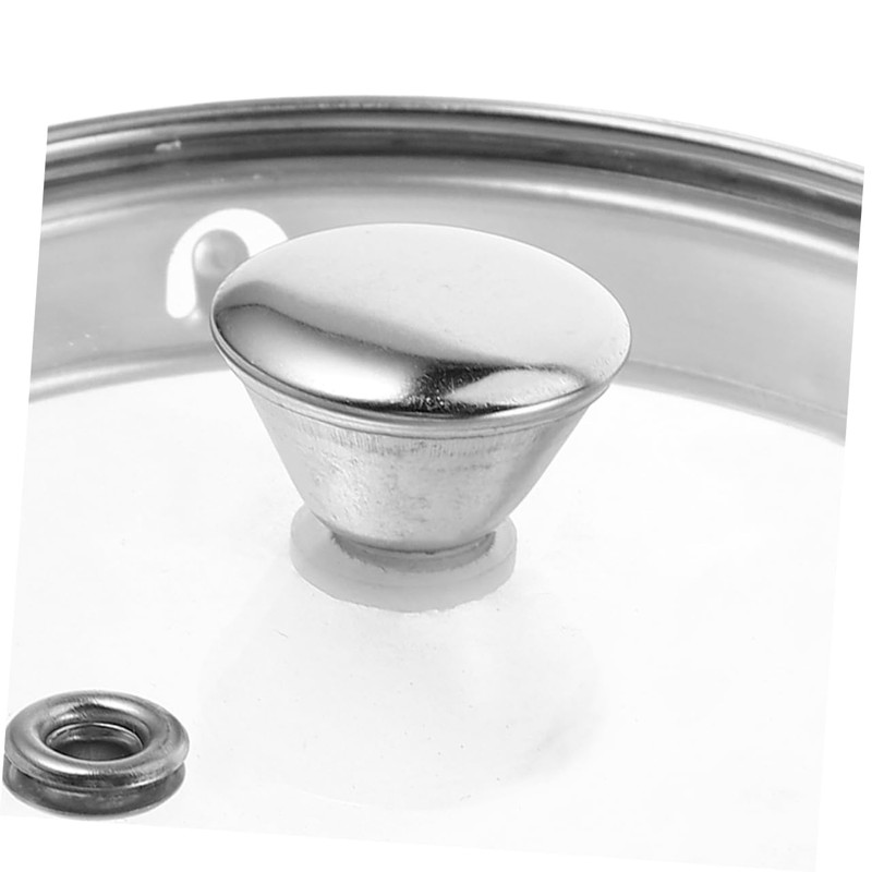 Gatuida Health Pot Cover Glass Kettle Lid Heat-Resistant Replacement Lid