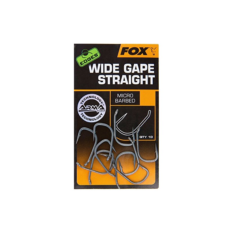 Fox Edges Arma Point Wide Gape Straight Micro Barbed Carp