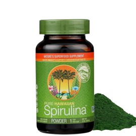 Nutrex Nutrex Hawaii, Pure Hawaiian Spirulina Powder, Vegan, Supports Immune System, Heart, Cells and Energy, 5 Ounce