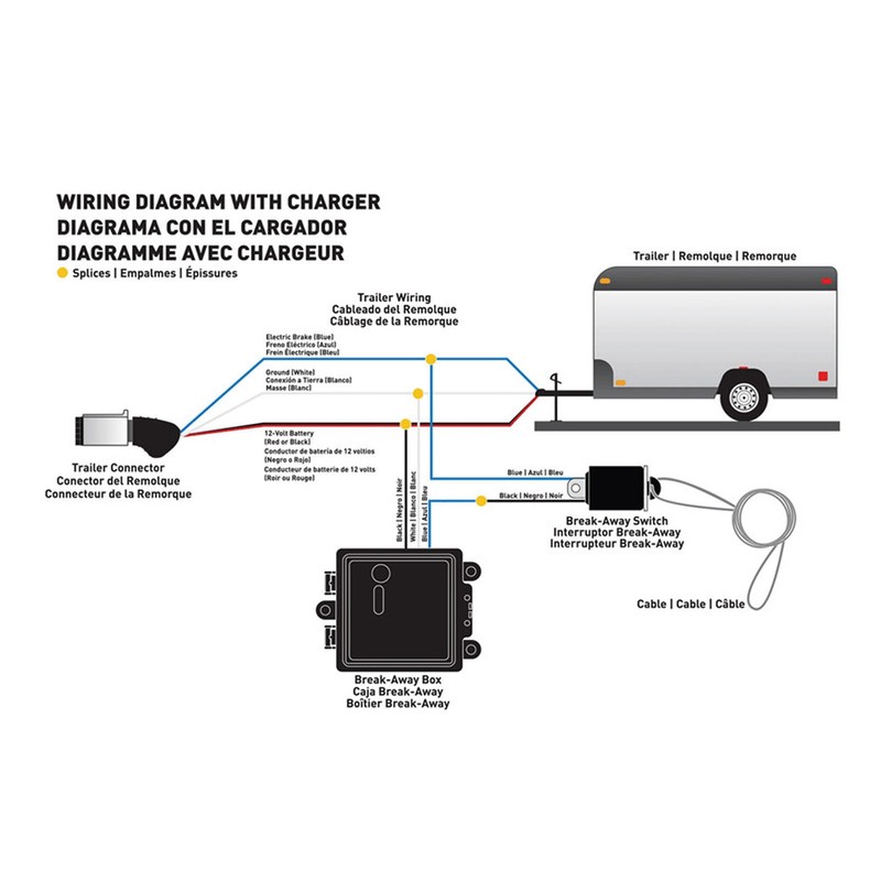 Trailer Brake Switch Sensitive Rust Proof Flexible Tension Strong Strength