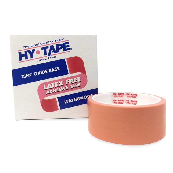 Hy-Tape with Zinc Oxide Base, Waterproof, Latex-Free, Pink, 3" x 5 yds