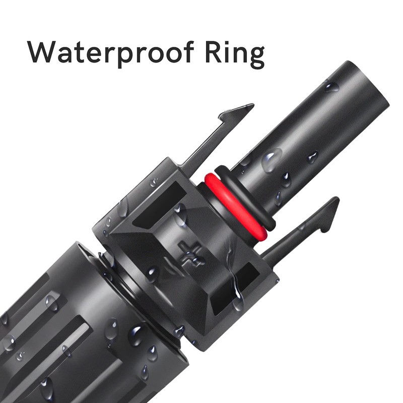 Cleqee MC4 Solar Panel Connector Y Shape MC4 Connector Solar