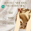 100% Silk Bonnet for Sleeping, 22 Momme Pure Mulberry Silky