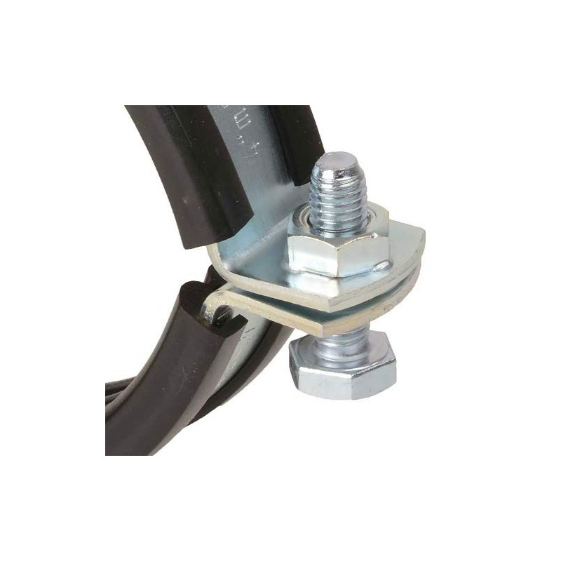 Pack of 2 Heavy Pipe Clamps Size 99-103 mm x