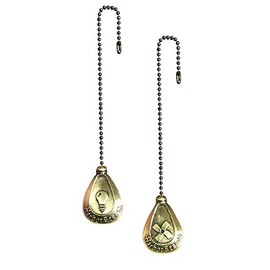 Harbor Breeze 2-pack Antique Brass Pull Chain