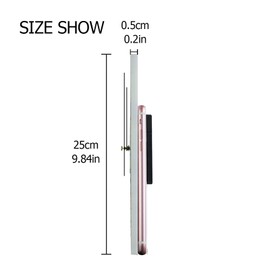 ALAZA Peonies Watercolor Round Wall Clock Silent Non Ticking, Decorative Wall Clock for Kitchen Office Bedroom,Battery Operated