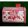 Greenbrier Valentine Gift Boxes Mailboxes Hinged Door with Flags Metal