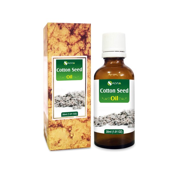 Cotton Seed (Gossypium Herbaceum) Oil Pure & Natural Undiluted Uncut Carrier Oil | Use for Aromatherapy | Therapeutic Grade - 30 ML (1.01 Fl oz)