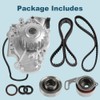 VANJING Engine Timing Belt Kit with Water Pump Tensioner Compatible