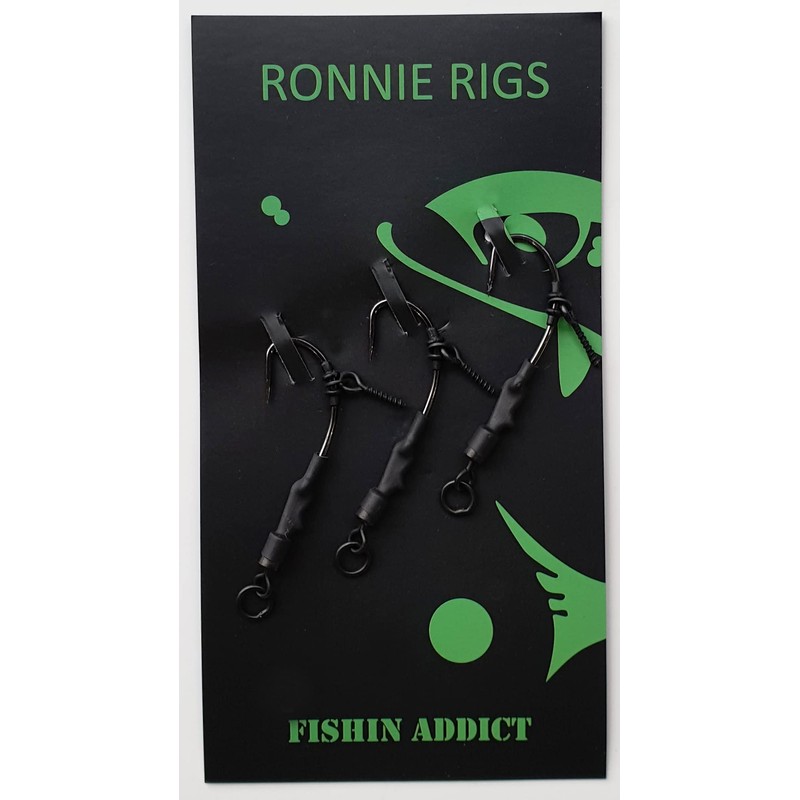 Ronnie Rig carp ready rig pre tied-12mm boilie screw FISHIN