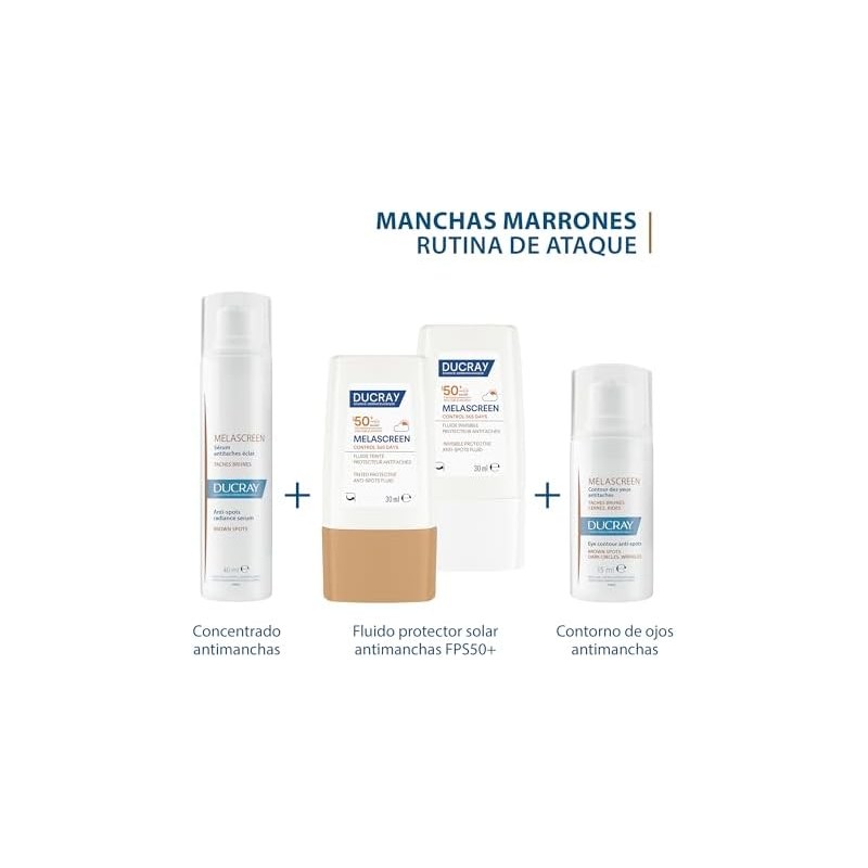 DUCRAY, Melascreen Control 365 Fluido Protector Antimanchas FPS 50 con