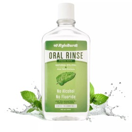 Xyloburst All Natural Mouthwash 16 Fl Oz With Xylitol Aloe Vera For Fresh Breath