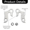 AONAYO Pack of 2 derailleur hanger, derailleur cube, aluminium alloy