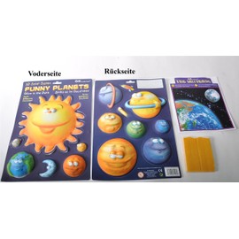 brainstorm The Original Glow Stars Company - Glow 3D Funny Solar System
