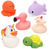 Miunana 6pcs Bath Toy Baby Water Toy Kids Pool Toy Water Animals Bath Toy Bath Toy for Children Boys Girls