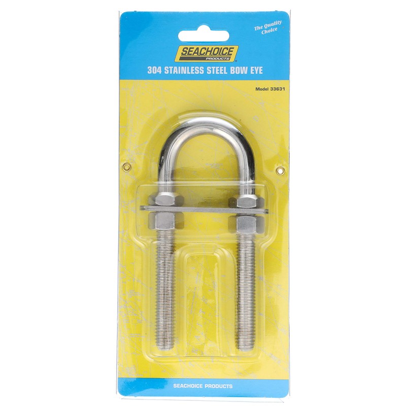 Seachoice Stainless Steel Bow Eye, 1/2 In. X 3-7/16 In.