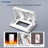 ELEGRP Horizontal Outdoor Cover for Decotative Receptacles, Weatherproof Wall Plate,