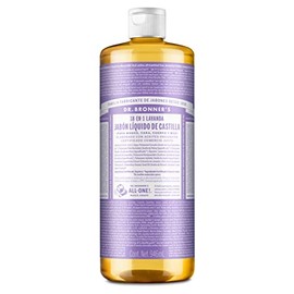 Bronner Jabón Castilla Orgánico Líquido Multiusos Fórmula Concentrada Relajación Aromática Calma Natural Aceite Esencial Aroma Lavanda 946