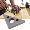 45/90 Degrees Matte Aluminum Alloy Mini Right Angle Ruler Woodworking