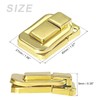 METALLIXITY Toggle Catch Lock (40mm x 27mm) 2Pcs, Iron Hasp