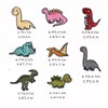 Buer Homie 8 pcs Iron on Patches, Dinosaur Pattern Clothing