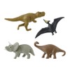 Midori 43425006 Mini Magnets, Set of 4, Dinosaur Pattern