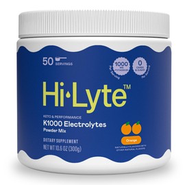 Hi-Lyte K1000 Electrolytes Powder Mix Orange Keto & Performance, 50 Servings