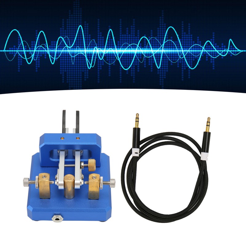Morse Code Key Double Paddle Automatic Shortwave Portable CW Morse