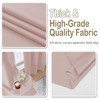 OVZME Blush Pink Blackout Curtains for Girls Bedroom 72 Inch