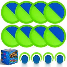 Ayeboovi Kids Toys Outdoor Yard Pool Beach Games for Kids Family 8 Paddles 4 Balls Toss and Catch Ball Set for Boys Girls Ages 3-12 Boys Girls Christmas Stocking Stuffers Upgraded Version