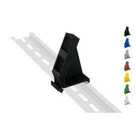 Keystone DIN Rail Bracket / DIN Rail Bracket (35 mm), Type Mini-Dual (Black)