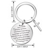 WTOPP Godson Keyring Gift Godson Birthday Gift From Godparent Keepsake