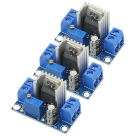 3PCS LM317 Adjustable Voltage Regulator Power Supply LM317 DC-DC 4.2-40V to 1.2-37V Step Down Buck Converter Board Module