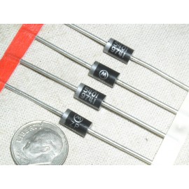 Motorola 4 MOTOROLA 1N5401 100V 3A 3 A AMP AXIAL POWER RECTIFIER DIODE GEN PURPOSE USA